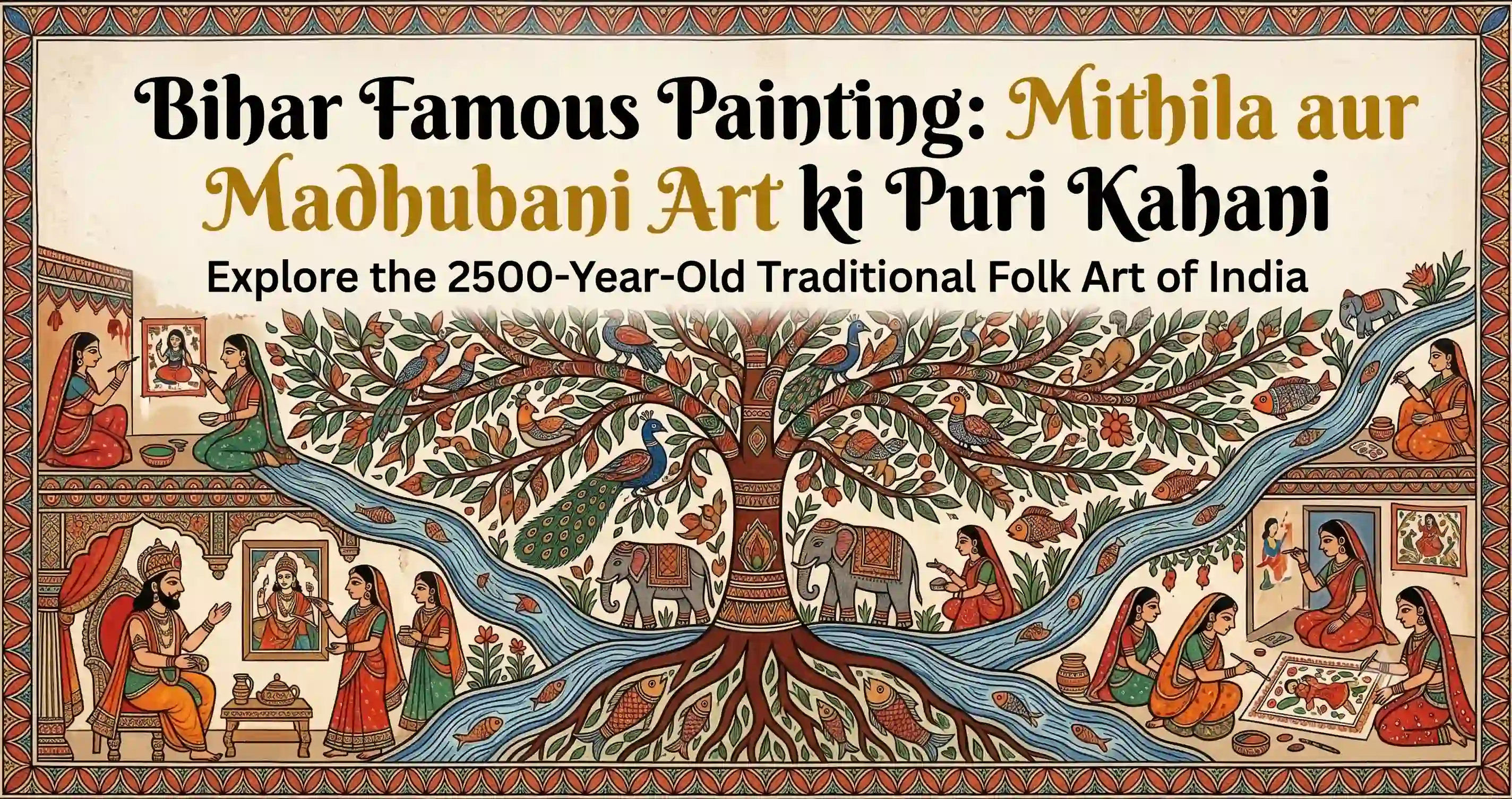 Bihar Famous Painting: Mithila aur Madhubani Art ki Puri Kahani — KalaVihar