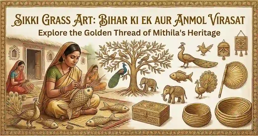 Bihar Famous Painting: Discover Sikki Grass Art's Legacy — KalaVihar